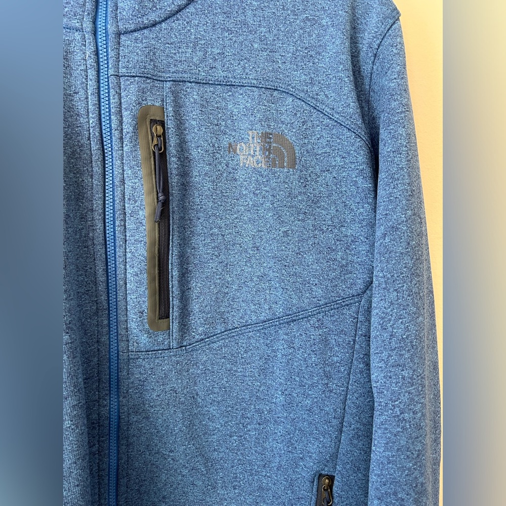 The North Face Men’s Canyonland Full Zip Fleece Hoodie Blue size Medium - Picture 6 of 9